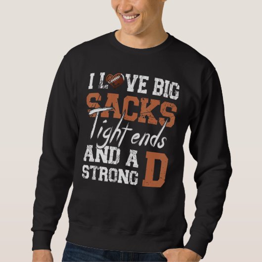 Sweatshirt J'Aime Les Grands Sacs, Les Extrémités Serrées Et (Devant)