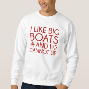 Sweatshirt J'Aime Les Gros Bateaux