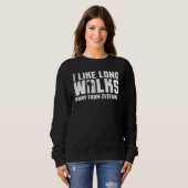 Sweatshirt J'Aime Les Longues Marches (Devant entier)