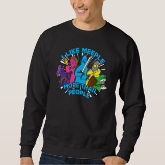 Sweatshirt J'aime les meeple plus que les gens u2013 Meeple p