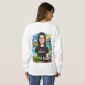 Sweatshirt J'aime les Philippines (Dos entier)