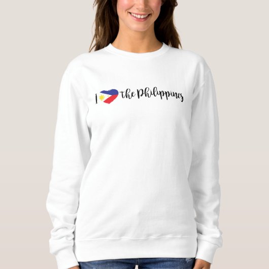 Sweatshirt J'aime les Philippines (Devant)