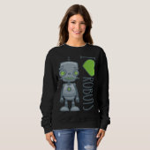 Sweatshirt J'aime les robots (Devant entier)
