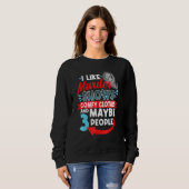 Sweatshirt J'Aime Les Spectacles De Meurtres Comfy Clothes & (Devant entier)