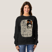 Sweatshirt J'Aime Les Spectacles De Meurtres Comfy Vêtements  (Devant entier)