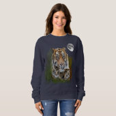 Sweatshirt J'aime les tigres (Devant entier)