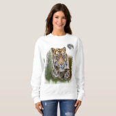 Sweatshirt J'aime les tigres (Devant entier)