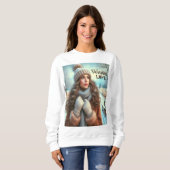 Sweatshirt J'aime l'hiver (Devant entier)