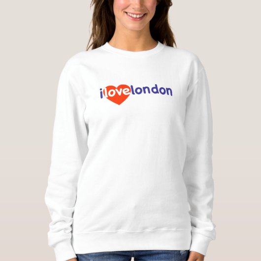Sweatshirt J'aime Londres (Devant)