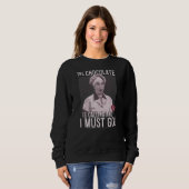 Sweatshirt J'Aime Lucy Chocolate Appeler (Devant entier)