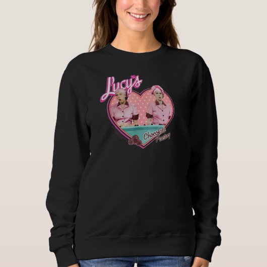 Sweatshirt J'aime Lucy Chocolate Factory (Devant)
