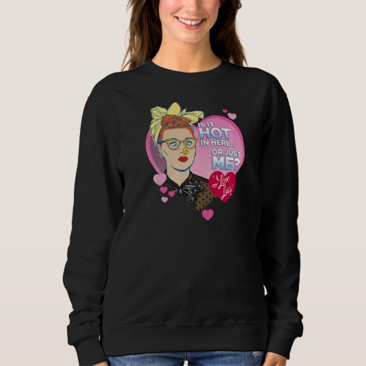 Sweatshirt J'Aime Lucy Hot (Devant)