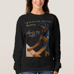 Sweatshirt J'Aime Ma Rottie Taillée Gachée