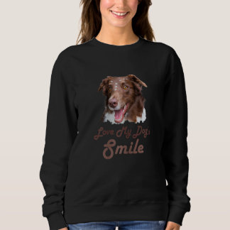 Sweatshirt J'Aime Mes Chiens Souriez Mignonne Face