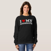 Sweatshirt J'Aime Mes colocataires J'Aime Mes colocataires (Devant entier)