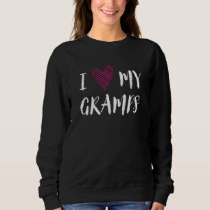 Sweatshirt J'Aime Mes Gramps Costume Famille Famille Costume