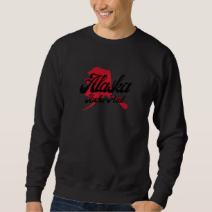 Sweatshirt J'aime mon Alaska meilleur état Alaska Anchor Poin