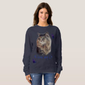 Sweatshirt J'aime mon chat (Devant entier)