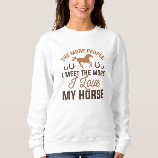 Sweatshirt J'Aime Mon Cheval (Devant)