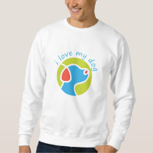 Sweatshirt j'aime mon chien