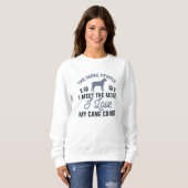 Sweatshirt J'Aime Mon Corso De Canne (Devant entier)