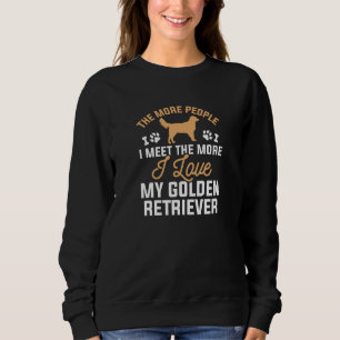 Sweatshirt J'Aime Mon Golden Retriever
