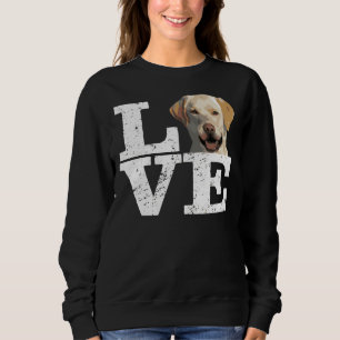 Sweatshirt J'aime mon labo jaune Labrador Retriever Chien