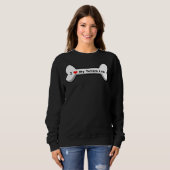Sweatshirt J'Aime Mon Laboratoire Jaune (Devant entier)