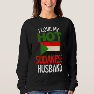 Sweatshirt J'aime mon mari soudanais chaud Soudan Relations