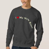 Sweatshirt J'aime mon nouveau genou (Devant)