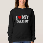 Sweatshirt J'Aime Mon Papa (Devant)