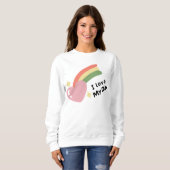 Sweatshirt J'aime mon père (Devant entier)