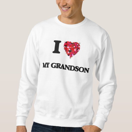 Sweatshirt J'aime mon petit-fils (Devant)