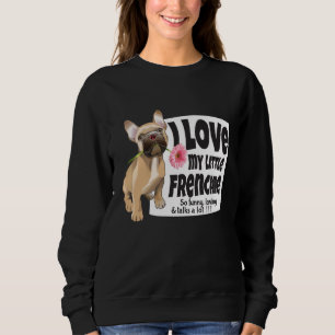 Sweatshirt J'aime mon petit Français - French bulldog