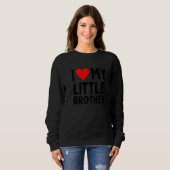 Sweatshirt J'Aime Mon Petit Frère (Devant entier)