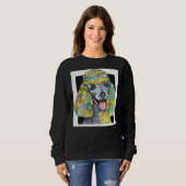 Sweatshirt J'Aime Mon Poodle ! (Devant entier)