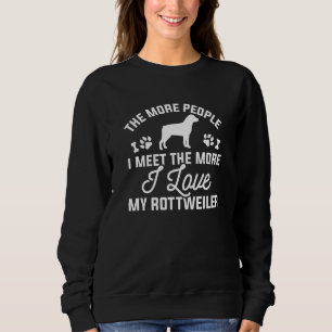 Sweatshirt J'aime mon Rottweiler