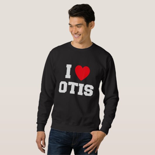 Sweatshirt J'aime Otis (Devant entier)