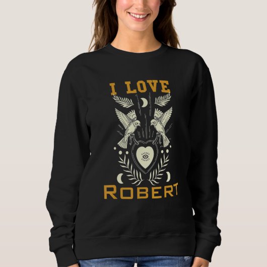 Sweatshirt J'aime Robert (Devant)