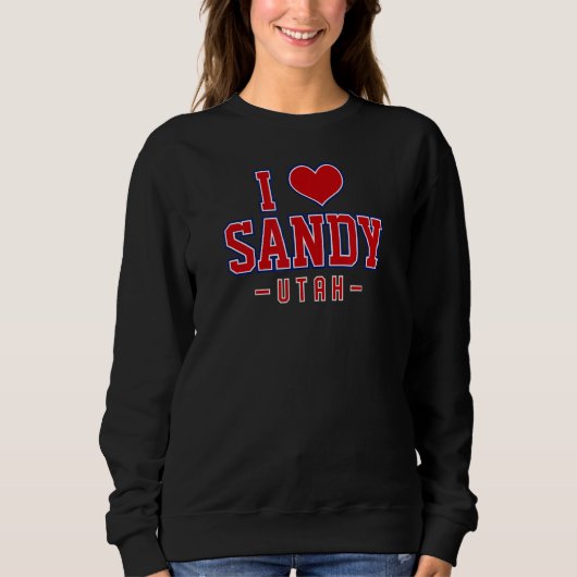 Sweatshirt J'Aime Sandy Utah (Devant)
