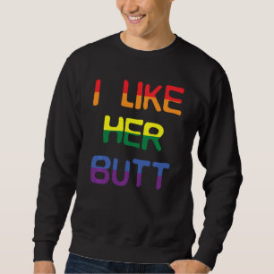 Sweatshirt J'Aime Son Beurre Compliment Lgbt Lesbian Matching