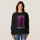 Sweatshirt J'aime Sophie (Devant entier)