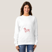 Sweatshirt j'aime tellement le chien design (Devant entier)