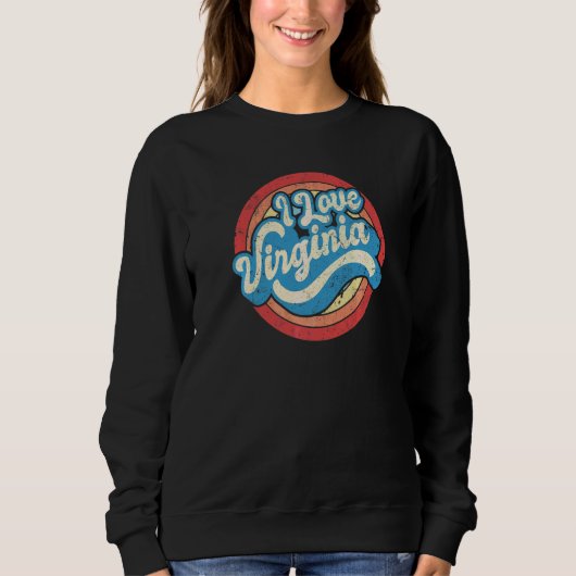 Sweatshirt J'aime Virginia (Devant)