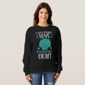 Sweatshirt J'Aime Vraiment Beachcombcombing Ok Beachcomber Se (Devant entier)