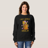 Sweatshirt J'Aime Vraiment Les Canards Ok Canards Espèces (Devant entier)