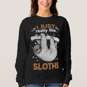 Sweatshirt J'Aime Vraiment Les Machines À Sous Drôle Animal L