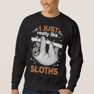 Sweatshirt J'Aime Vraiment Les Machines À Sous Drôle Animal L