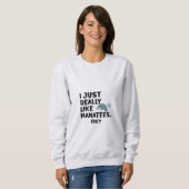 Sweatshirt J'Aime Vraiment Manatees, Ok ? (Devant entier)