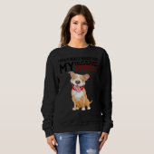 Sweatshirt J'Aime Vraiment Vraiment Mon Mari Pitbull (Devant entier)